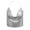 Silver, variant on Women Metal Sequin Sparkle Glitter Tank Deep V Neck Spaghetti Strap Backless Chain Halter Crop Tops Party Blouse Silver Free Size