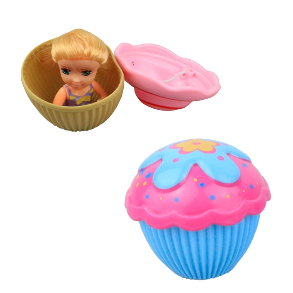 3pcs Mini Cupcake Surprise Cupcake Doll Gift Toys Random Color