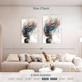 thumbnail image 4 of Elephant Stock The Edge Wall Art - Vertical Multi Panel Canvas - Living Room Wall Decor - Fashion And Beauty Multi Panel - Gray And Gold Decor By Ashvin Harrison - 32" x 50", 4 of 8