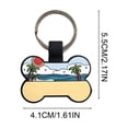 thumbnail image 3 of Placas de identificación personalizadas para mascotas: placas de identificación silenciosas de silicona ligera con grabado permanente para collar., 3 of 6