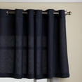 thumbnail image 2 of Lorraine Home Fashions , Paire de Rideaux Jackson Pouces Marine, Niveau 58 Po x 24, 2 of 3