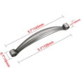 thumbnail image 5 of Utopia Alley Whitton Pull Handle - Decorative Cabinet Drop Pull Handles for Cabinets and Drawers - Vintage Cabinet Hardware with Hand Finished Pewter - Metal Drawer Pull Handle, 5.0" Center to Center, 5 of 7