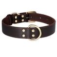 thumbnail image 2 of Pet Artist Durable Genuine Leather Pet Dog Collars Adjustable Metal Buckle and D-Ring for Medium Large Breeds, 2 of 9