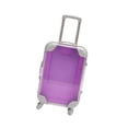 thumbnail image 4 of HILABEE Mini Valise Transparente Miniature pour Poupées, Ensemble de Jeu, Maquillage, Jouet pour Enfants, Violet, 4 of 9
