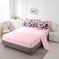 thumbnail image 5 of Manfei Chic Butterfly 7-Piece Bedding Sets Full Size for Women Girls, Princess Style Comforter Sets with Sheets, Luxury Pearl Brocade Bedding Accessories, Breathable Bedroom Decorative, 5 of 8