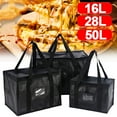 thumbnail image 2 of Large Food Delivery Insulated Bags Pizza Takeaway Thermal Warm Cold Bag, 2 of 4
