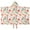 Pioneer Flower Floral-3, variant on Pioneer Flower Floral Print Pattern Hooded Bath Towel,50"x30" for Ages 3 To 12 Kids, Quick Dry Lightweight Soft Microfiber Hood Beach Towel Cover Up for Kids