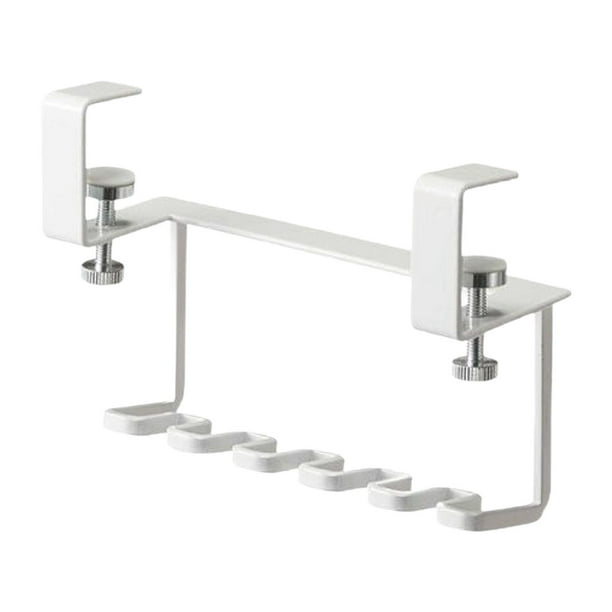 Portacepillos de dientes, organizador de almacenamiento multirejilla, accesorios de baño fáciles de limpiar Blanco