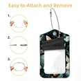 thumbnail image 2 of Rabbit Square PU Leather 2 Pack Travel Tag - Bag Tag - Suitcase Tag with Privacy Cover and Stainless Steel Ring - Suitable for Travel, Backpack, and Handbag, 2 of 7