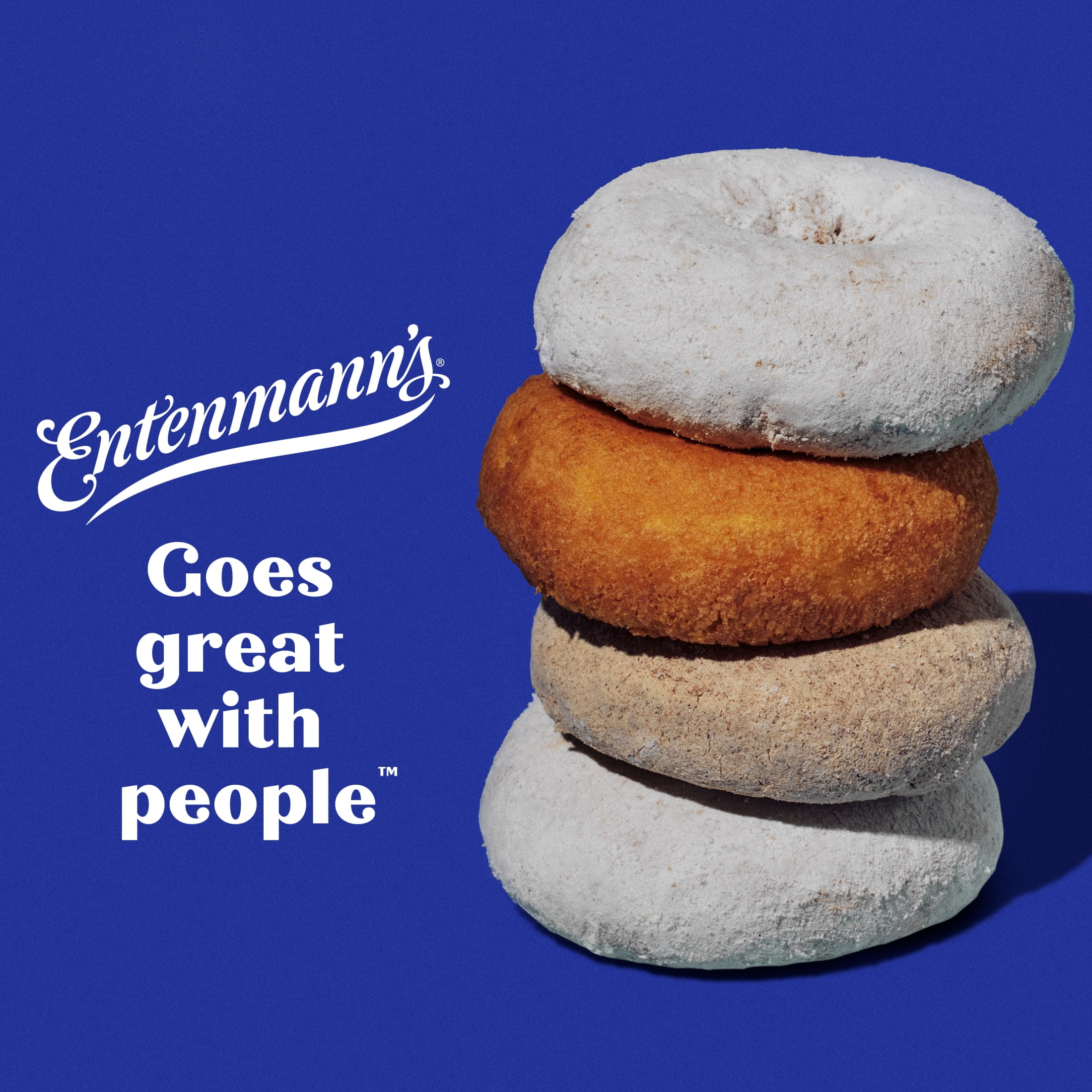 Entenmann's Soft'ees Variety Pack Donuts, 12 count, Plain Donuts, 18.5 oz Variety Pack