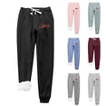 thumbnail image 1 of EQWLJWE Pantalon de Jogging en Molleton pour Femme pour Jour de Match de Football Taille Haute Ample Pantalon de Survêtement 2023 Automne Élastique à Cordon de Serrage Pantalon de Jogging Athlétique Y2k Tendance Pantalon de Détente avec Poches, 1 of 9