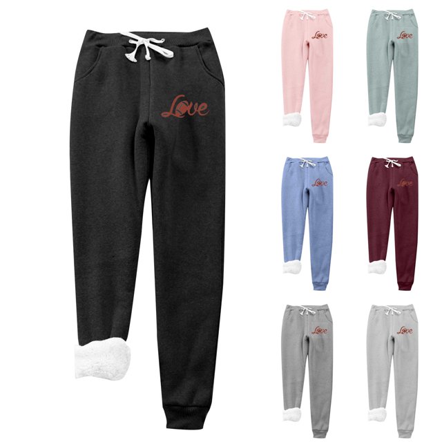 EQWLJWE Pantalon de Jogging en Molleton pour Femme pour Jour de Match de Football Taille Haute Ample Pantalon de Survêtement 2023 Automne Élastique à Cordon de Serrage Pantalon de Jogging Athlétique Y2k Tendance Pantalon de Détente avec Poches