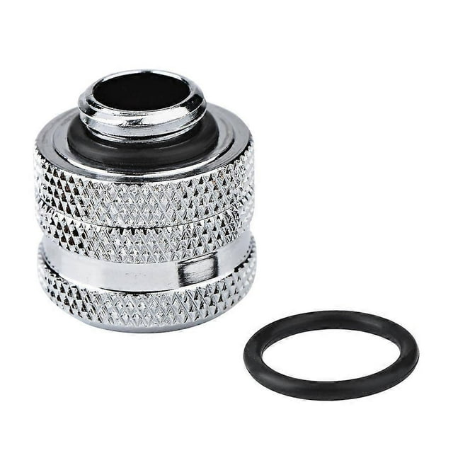 Raccord de compression pour refroidissement par eau pour tube acrylique rigide 10 x 14 mm (argent)