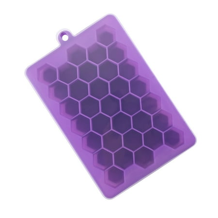 

KKCXFJX Ice Cube-Tray Mould With Lid Honeycomb Shape 33 Grids Food Safe Grade Silicone