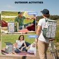 thumbnail image 4 of Travel Cooler Bag - Pioneer Flower Floral Print Pattern Camping Beer Cooler Backpack with Bottle Opener- Waterproof Insulated Picnic Backpacks - Cooler Bag for Beach, 4 of 6