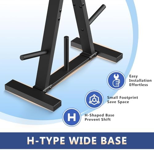 Weight Plate Rack, Weight Tree, 1-Inch Home Gym Storage Stand, Holds 300 lbs$$Sport & Recreation Other
