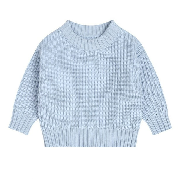 Baby blue knit sweater online