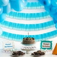 thumbnail image 4 of Crepe Paper Streamers 2 Rolls 2.8in/7cm Blue Birthday Party Tissue Decorations Wedding DIY Craft Graland, 4 of 9