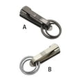 thumbnail image 1 of maskred Keychain Smooth Luxury Electroplate Key Ring Anti Corrosion Theftproof Elastic Wear Resistant Holder Accessory Cellphone Silver 2, 1 of 6