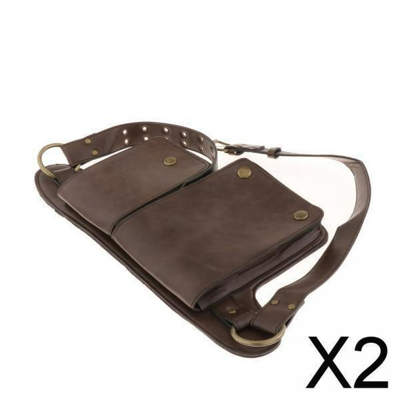 Riñonera Portátil Yinane 2x Medieval para Juegos de Rol de caballero Cuero PU