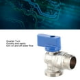 thumbnail image 3 of Water Valve, Quarter Turn Angle Stop Valve Simple  1/2 X 3/4 Inch Brass  for Toilet, 3 of 7