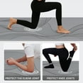 thumbnail image 5 of 4W Wide Yoga Mat, Extra Large 35" x 72" Pilates Matt, 10mm Thick Non Slip Mat, TPE Tear-Resistant Exercise Mats for Home Workouts (Grey), 5 of 8