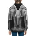 thumbnail image 6 of Rocae Indian Elephant for Zip Up Hoodies for Teen Sweatshirt with Hood-Small, 6 of 6