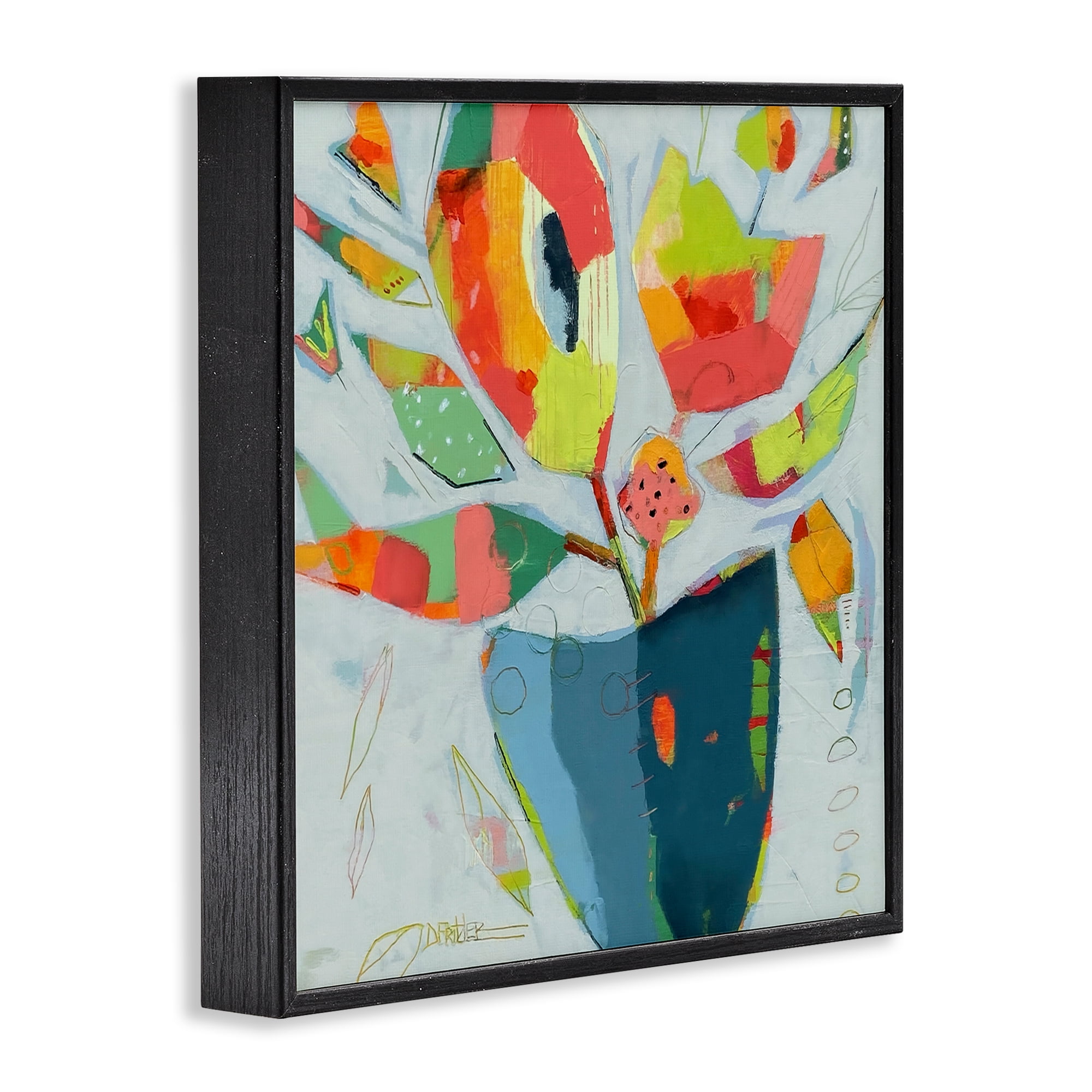 Getting My Groove On Black Framed Giclee Art, design by Dianna Fritzler