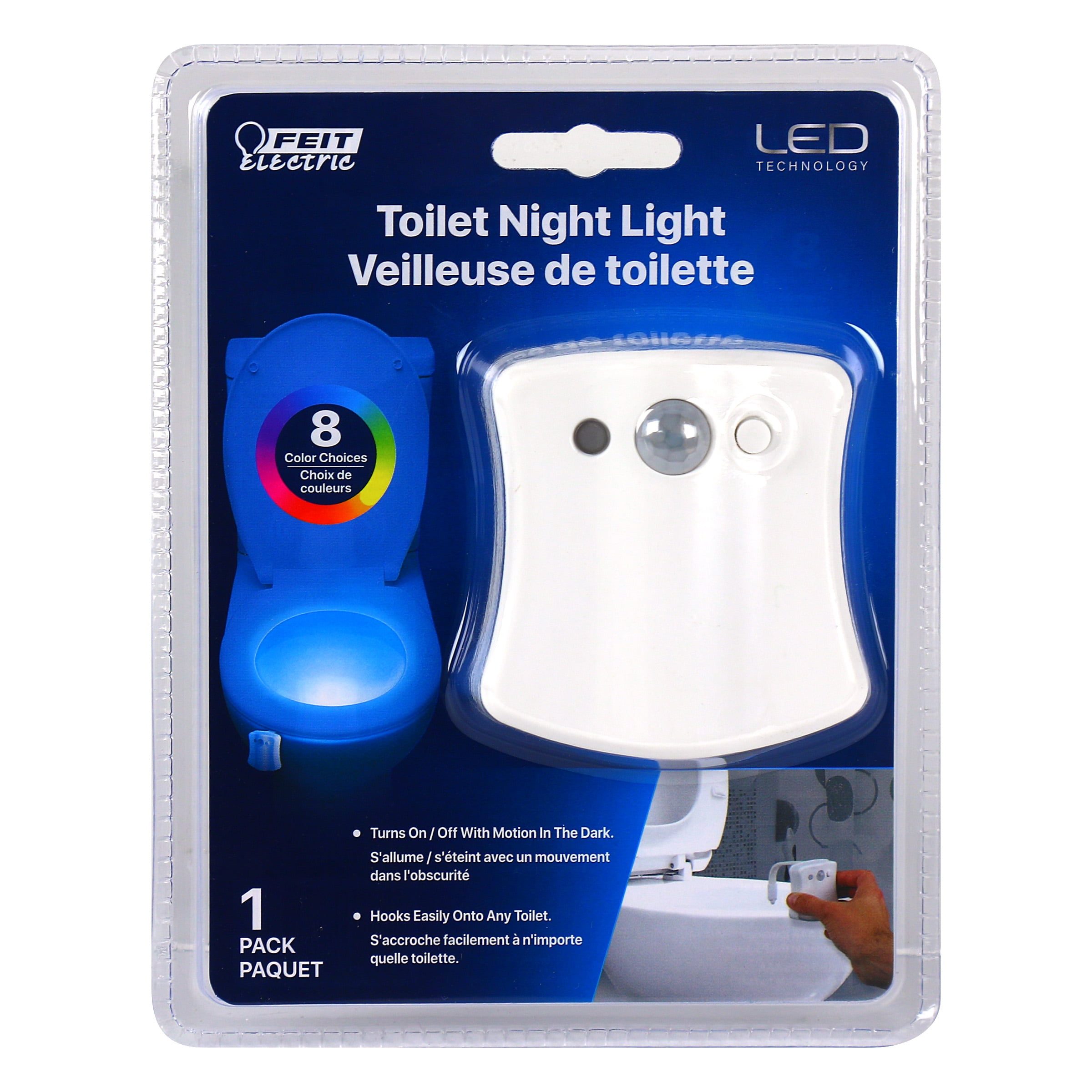 Light Sensor LED Night Light American Plug-in Flower-shaped Colorful Toilet 