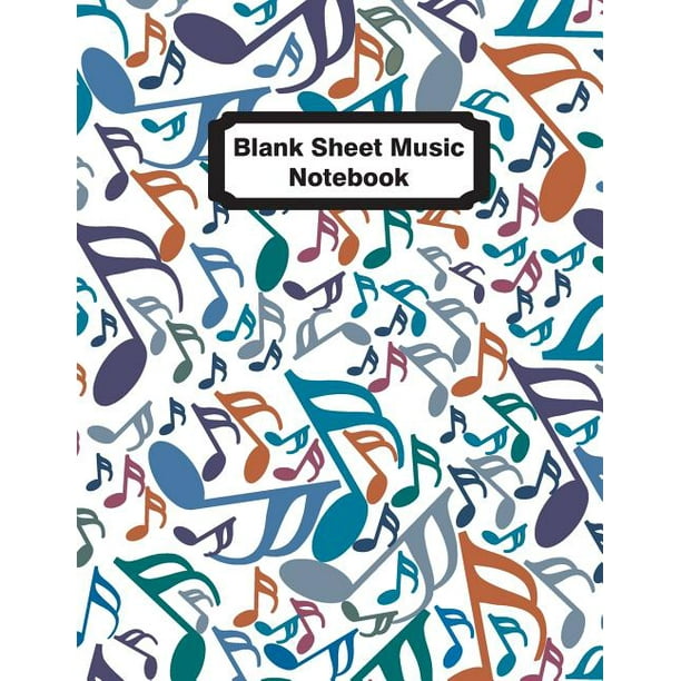 Blank Sheet Music Notebook - Walmart.com - Walmart.com