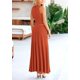 thumbnail image 2 of Conjunto de Falda Larga PRETTYGARDEN Rojo Ladrillo Talla XS, 2 of 7