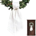 thumbnail image 1 of Easter Wreath Sash for Front Door - 54in Heavy Canvas Ribbon with Cute Trim, 1 of 8