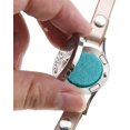 thumbnail image 5 of Medallón de aromaterapia Pulseras de aceite esencial Acero inoxidable 316 2 capas ajustable Champán solo incluye pulsera, 5 of 5