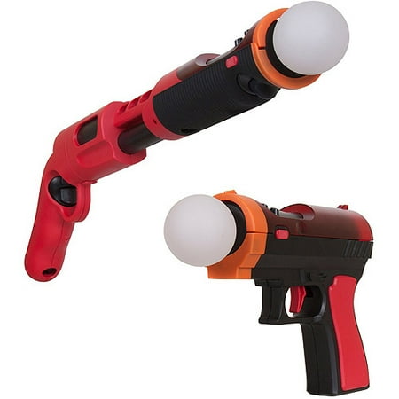 dreamGEAR Blaster Combo Pack - Attachment kit - black, red - for Sony PlayStation Move motion controller, PlayStation Move Starter Pack