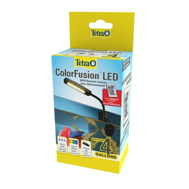 Tetra ColorFusion LED multicolore lampe à clip d'aquarium avec télécommande