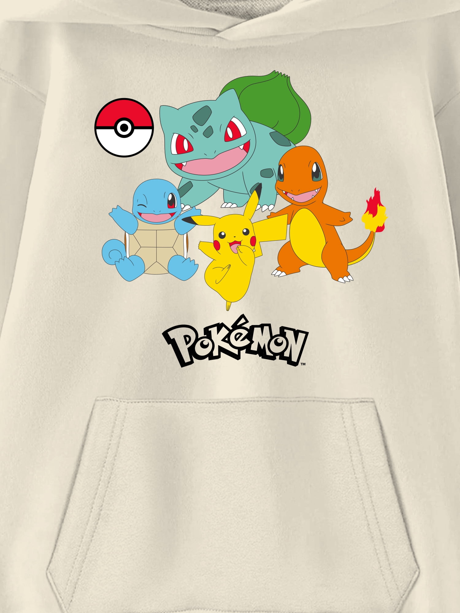 Pokemon Kids Graphic Fleece Hoodie with Long Sleeves, Sizes 6-18