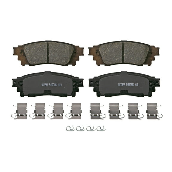 Wagner Brake QuickStop ZD1805 Ceramic Disc Brake Pad Set Fits select: 2016-2017 LEXUS RX, 2019 TOYOTA C-HR