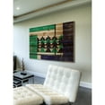 thumbnail image 5 of Marmont Hill - "Green Teeth" Painting Print on Natural Pine Wood, 5 of 5