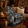 thumbnail image 3 of Dynamic Border Collie Herding Dogs Collage Art Energetic, Playful Pet Portrait Pattern, Warm Flannel Blanket for Living Room and Bedroom, Dog Moms Father's Day Gift, Pet Lover Home Decor, 3 of 9