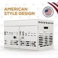 thumbnail image 5 of 12-Device Charging Cabinet -Lockable Charging Station for iPad, Chromebook,Laptop&Tablet- American Style Charging Cabinet with Cord Management Ideal for Classrooms & Offices (White), 5 of 9