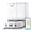 White, variant on eufy X10 Pro Omni Robot Vacuum and Mop with 8,000 Pa Suction, Dual Mops with 12 mm Auto-Lift and Carpet Detection, AI Obstacle Avoidance, Auto Mop Washing, Auto Drying, Self-Emptying, Self-Refilling