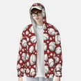thumbnail image 2 of Yiaed Cute Baseball Print Sun Shirts UPF 50+ Protection Hoodie Rash Guard Shirt UV Shirt Long Sleeve Fishing Outdoor Lightweightase-X-Large, 2 of 5