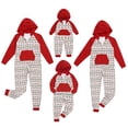 thumbnail image 1 of goowrom Pyjama à Capuche Imprimé Noël Parent-Enfant, 1 of 10