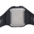thumbnail image 2 of Montre de sport numérique grand écran LED, réveil, résistant aux chocs, système 12/24 heures, étanche à 50 mètres, multifonction, pour homme, argent, 2 of 4