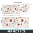 thumbnail image 7 of Pioneer Flower Floral Print Pattern Kitchen Rugs Sets Of 2,Anti Fatigue Kitchen Mat Rugs Non Slip Washable,Decorative Kitchen Floor Mats for Kitchen,Sink,Laundry,17"x30"+17"x47", 7 of 7