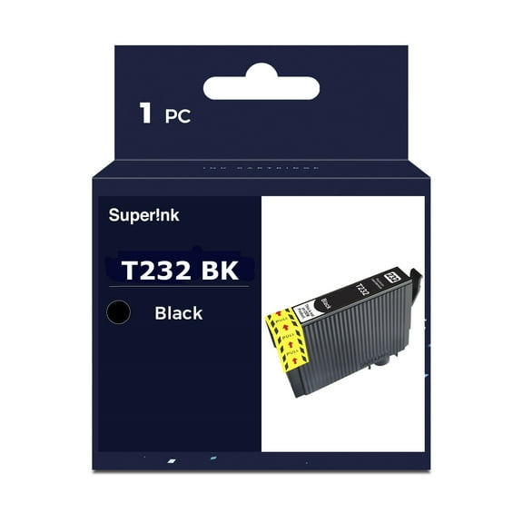 Compatible Epson T232 T232120-S Black High Yield Ink Cartridge by Superink