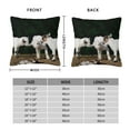 thumbnail image 2 of Pofeuu Cute Goat Baby Print Double-sided plush pillowcase Square Throw Pillow Covers Pillows Cover for Living Room Bedroom Sofa Couch Cushion Cover（No pillow core）-26"x26", 2 of 7