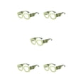 thumbnail image 3 of Qarigey Gafas de lectura Marco grande Gafas de lectura Receta Diseño cuadrado Aleación Computadora Hipermetropía Moda Dulce Tipo de regalo Type2 NO2, 3 of 6