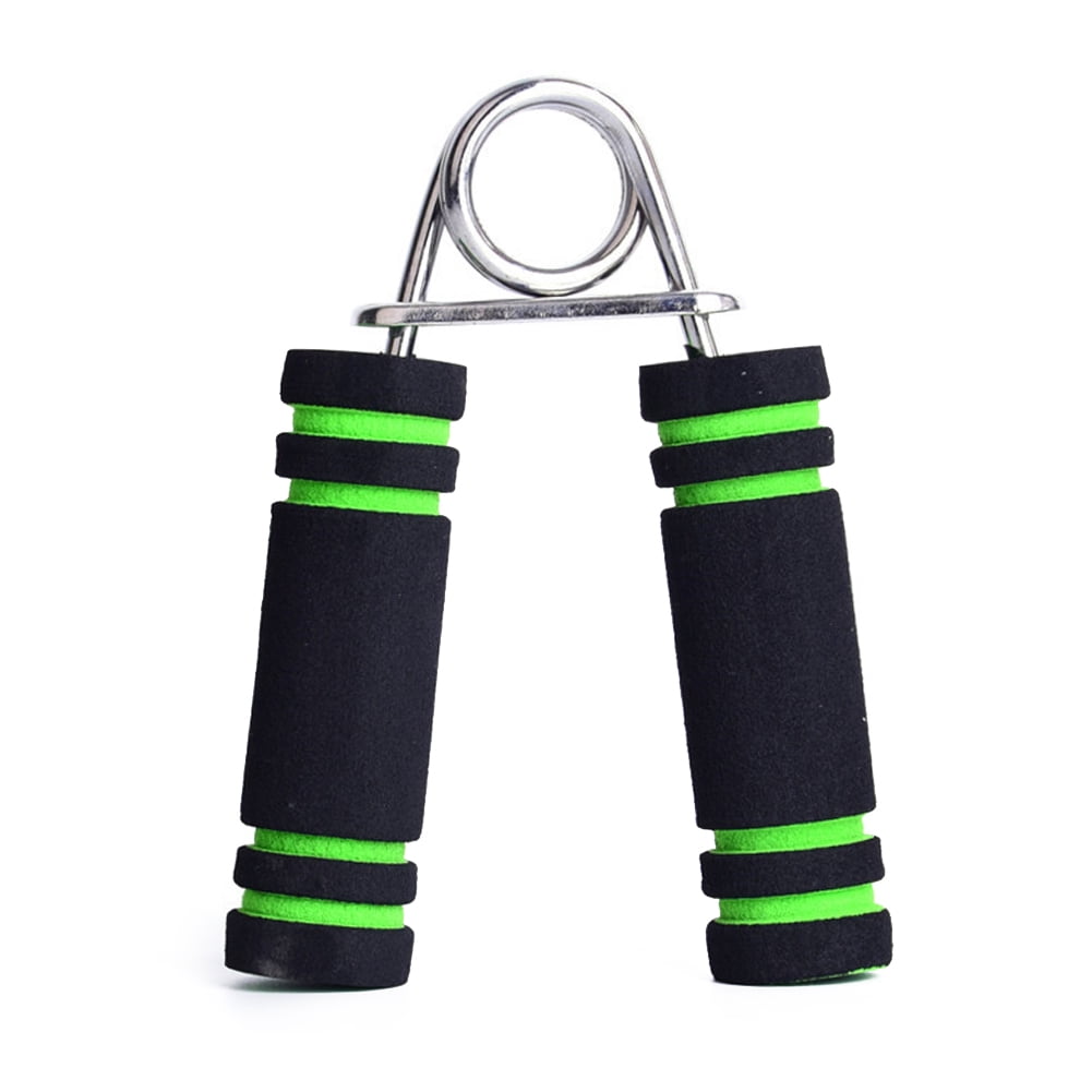 Spring Hand Grip Finger Strength Trainer Power Exerciser Training (Green)