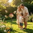 thumbnail image 7 of Clearance! Vintage Ceramic Hummingbird Feeder Garden Stake, Flower Nectar Decorative Floral Nectar Feeder for Hummingbirds, Decor for Backyard & Outdoor (Red flowers), 7 of 7